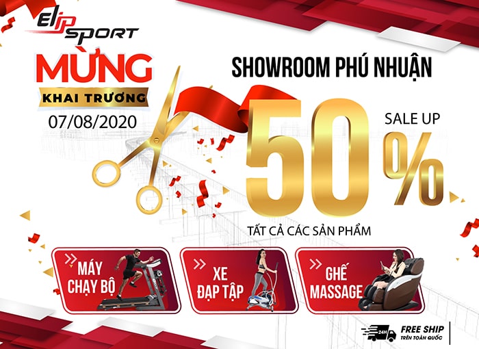 Tưng bừng khai trương cửa hàng Elipsport Phú Nhuận, giảm sốc 50% - ảnh 1