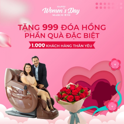CEO Elipsport dành tặng 999 đóa hồng và một phần quà đặt biệt cho 1.000 Khách hàng thân yêu ngày 8-3