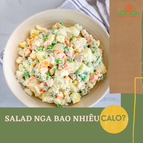 1 đĩa salad Nga bao nhiêu calo? Ăn salad Nga có béo không?