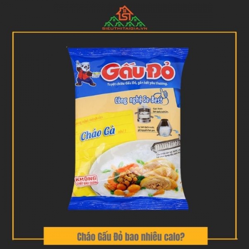 Cháo Gấu Đỏ bao nhiêu calo? Ăn cháo gói giảm cân được không?