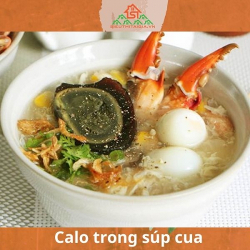 Calo trong súp cua - một chén soup cua bao nhiêu calo?