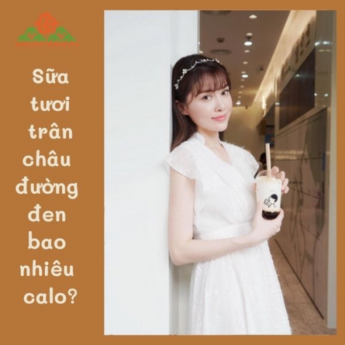 1 ly sữa tươi trân châu đường đen bao nhiêu calo?