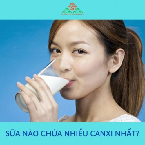 Giải đáp: sữa nào chứa nhiều canxi nhất?