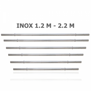 Hình sản phẩm Đòn tạ inox Elip phi 27 dài 1.2m tới 2.2m