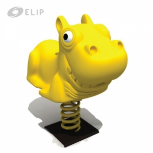 Hình sản phẩm Thú Nhún Lò Xo Elip - Hà Mã