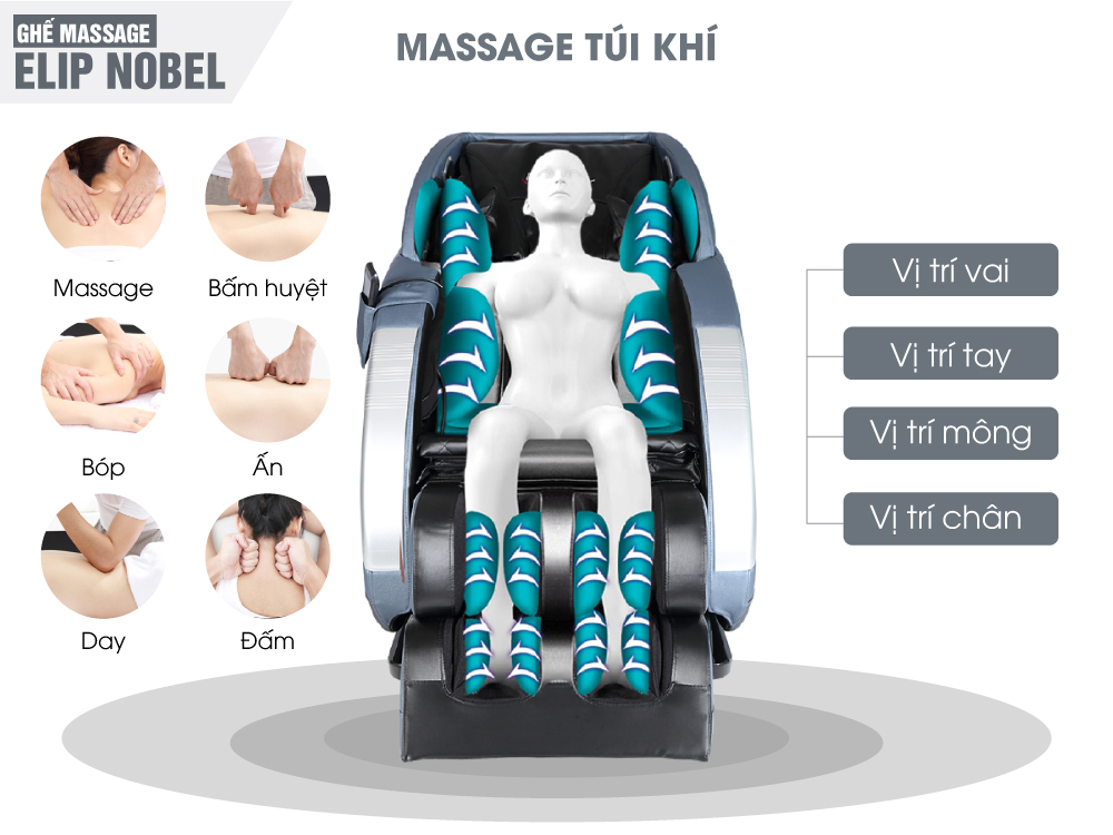ghế massage toàn thân loại nào tốt