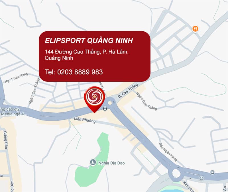 Bản đồ chi nhánh Elipsport TP. Hạ Long - Quảng Ninh