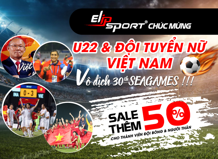 SIÊU SALE Đến 50% Chúc Mừng Bóng Đá Việt Nam Vô Địch - ảnh 1